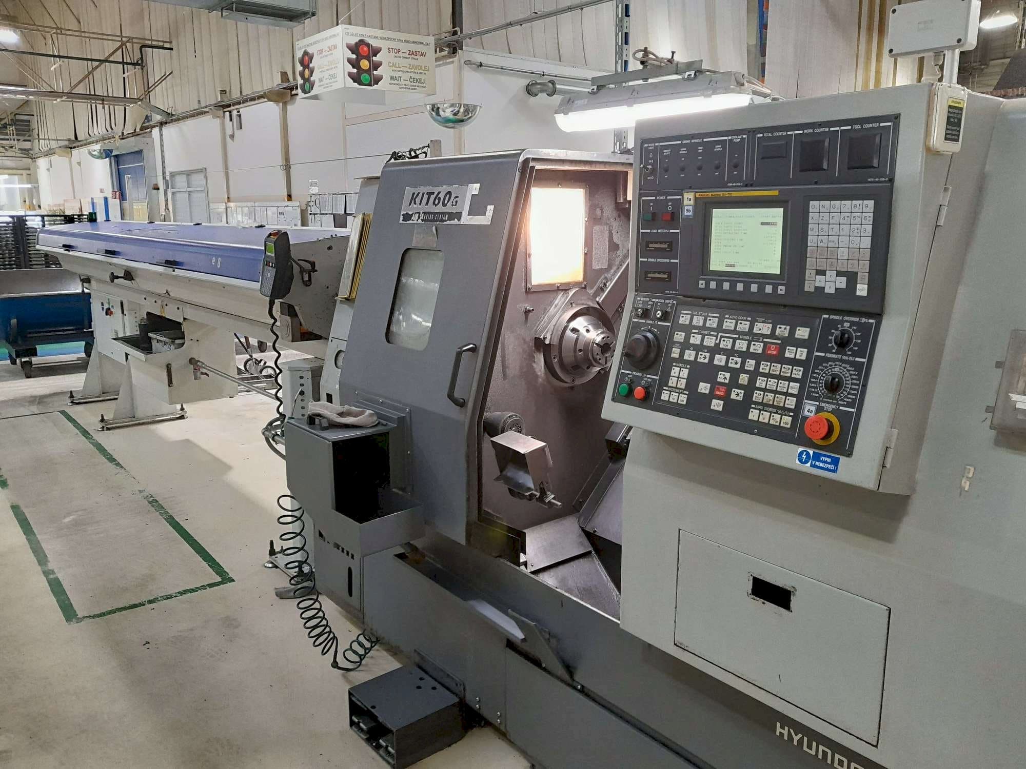 Вид станка Hyundai Kia KIT60G  спереди