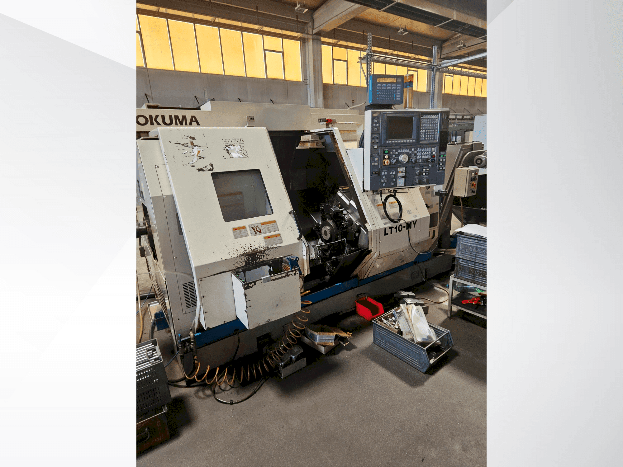 Вид станка Okuma LT 10 MY  спереди