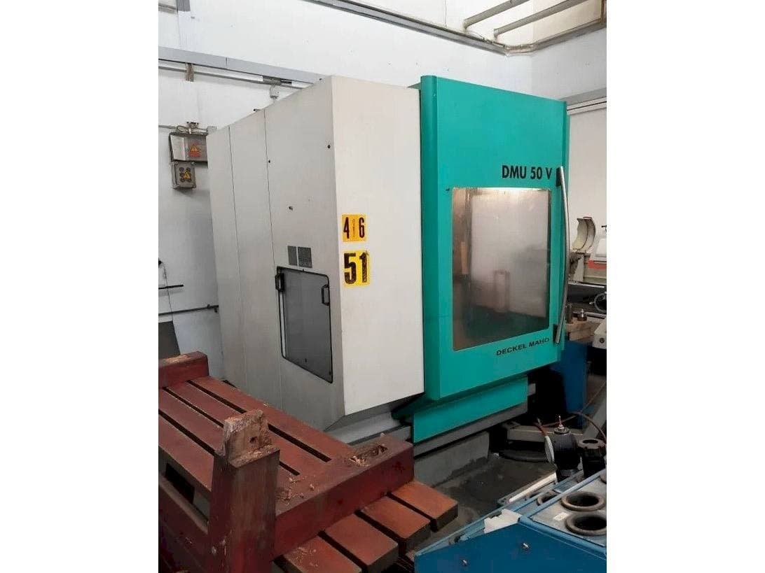 Вид  станка с DECKEL MAHO DMU 50 V  правой стороны