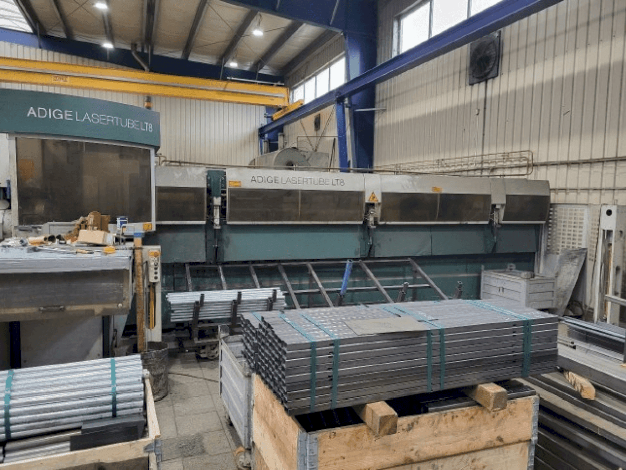 Вид станка BLM Adige LT 8  спереди