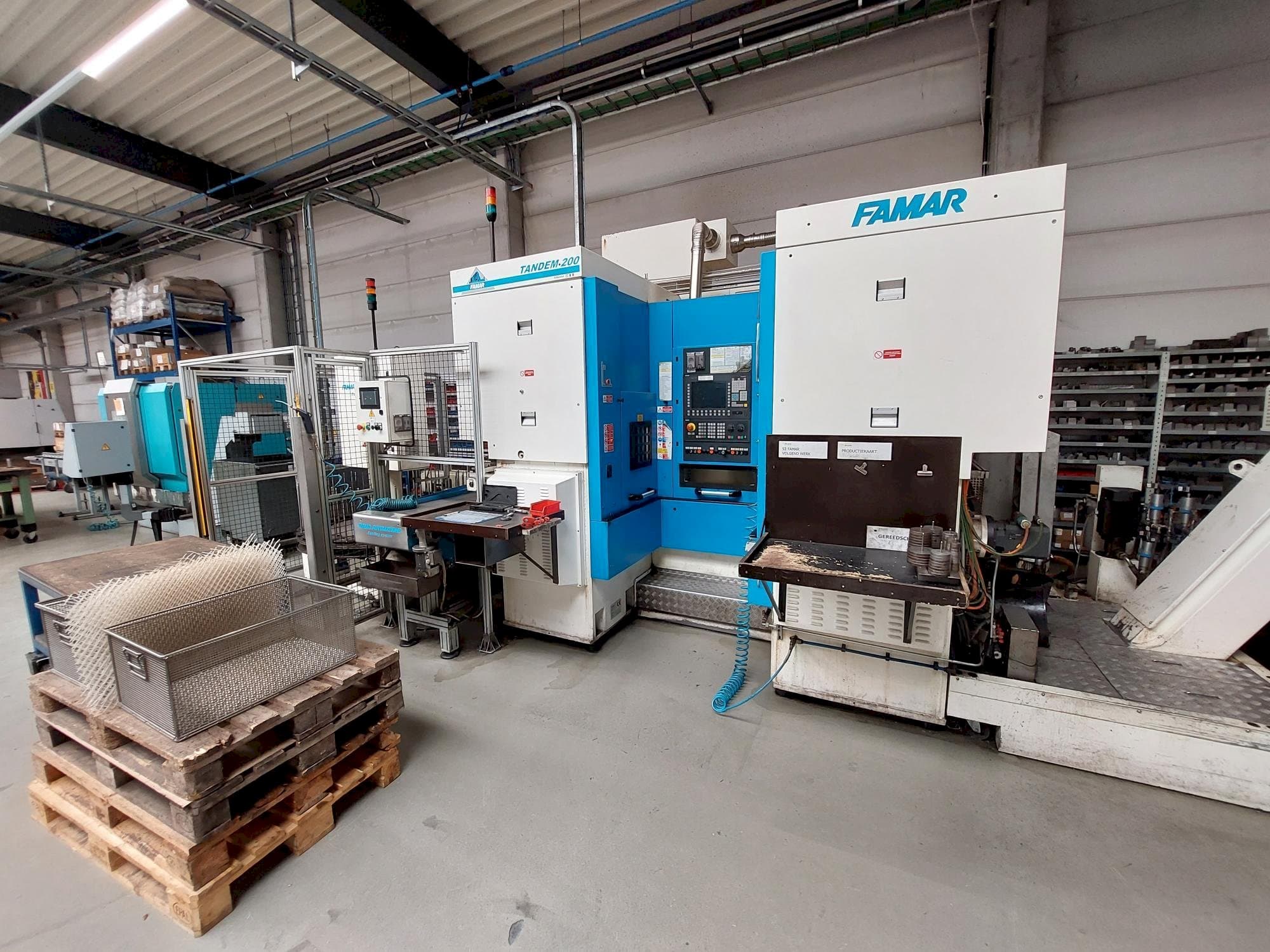 Вид станка Famar Tandem 200  спереди