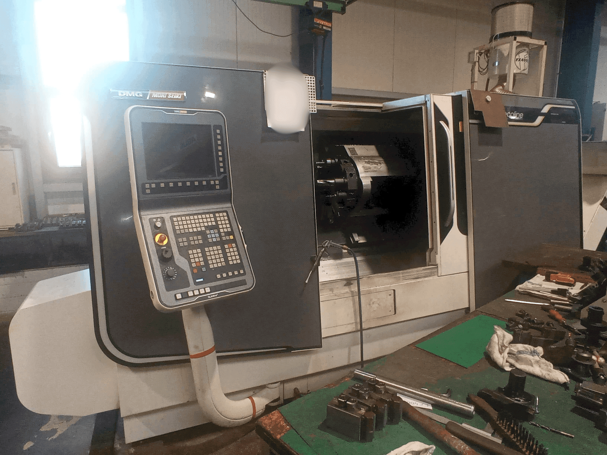 Вид станка DMG Mori Seiki CTX 510 ecoline  спереди