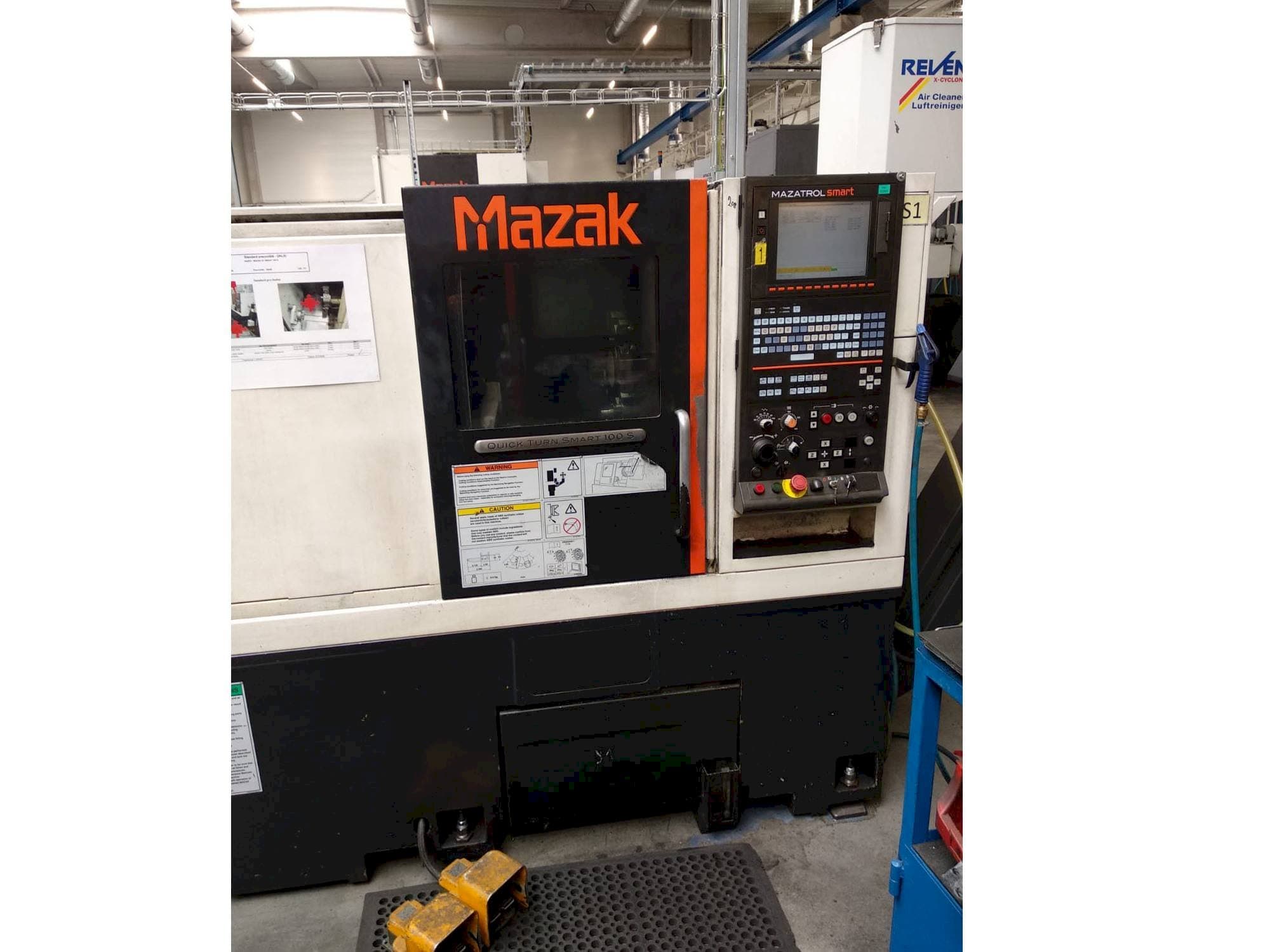 Вид станка Mazak Quick Turn Smart 100 S  спереди