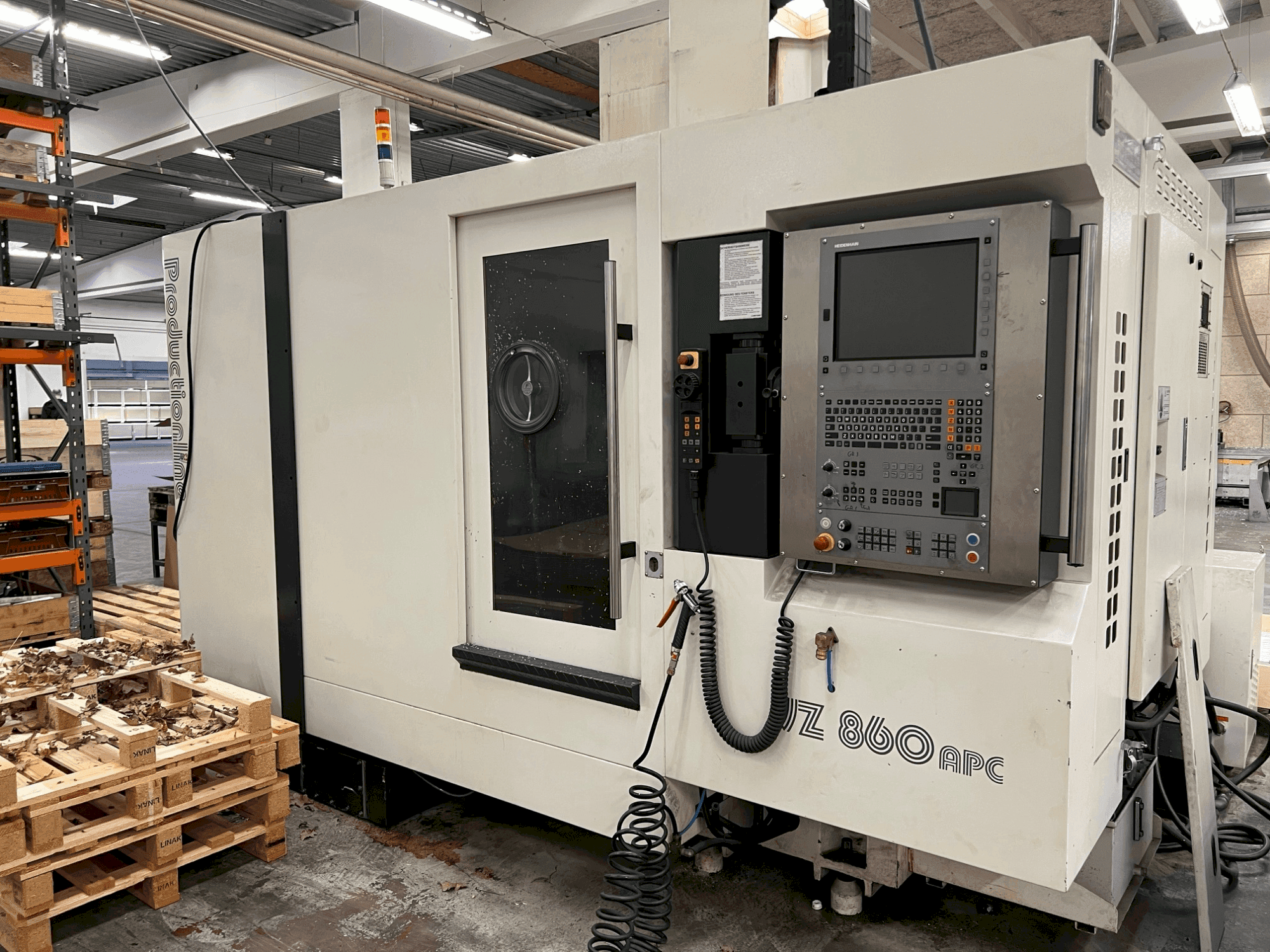 Вид станка WEMAS VZ 860 APC  спереди