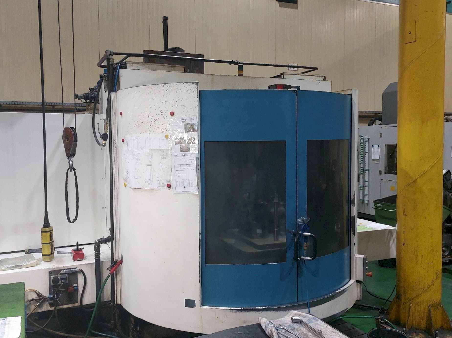 Вид станка Heckert CWK630  спереди