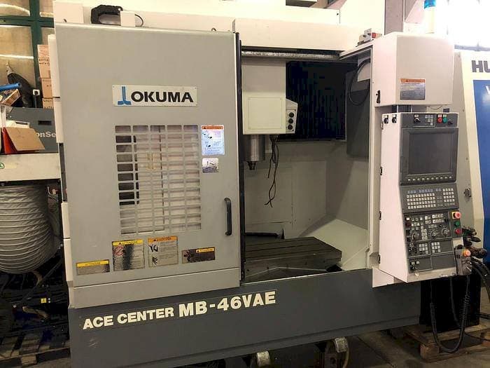 Вид станка Okuma MB-46 VAE  спереди