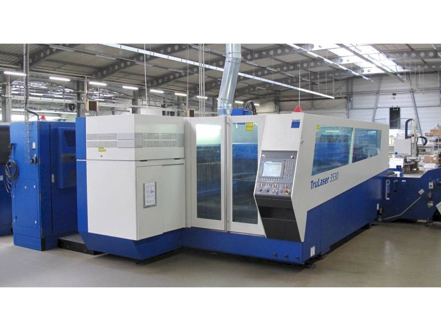 Вид станка Trumpf TruLaser 3530 + Lift Master  спереди