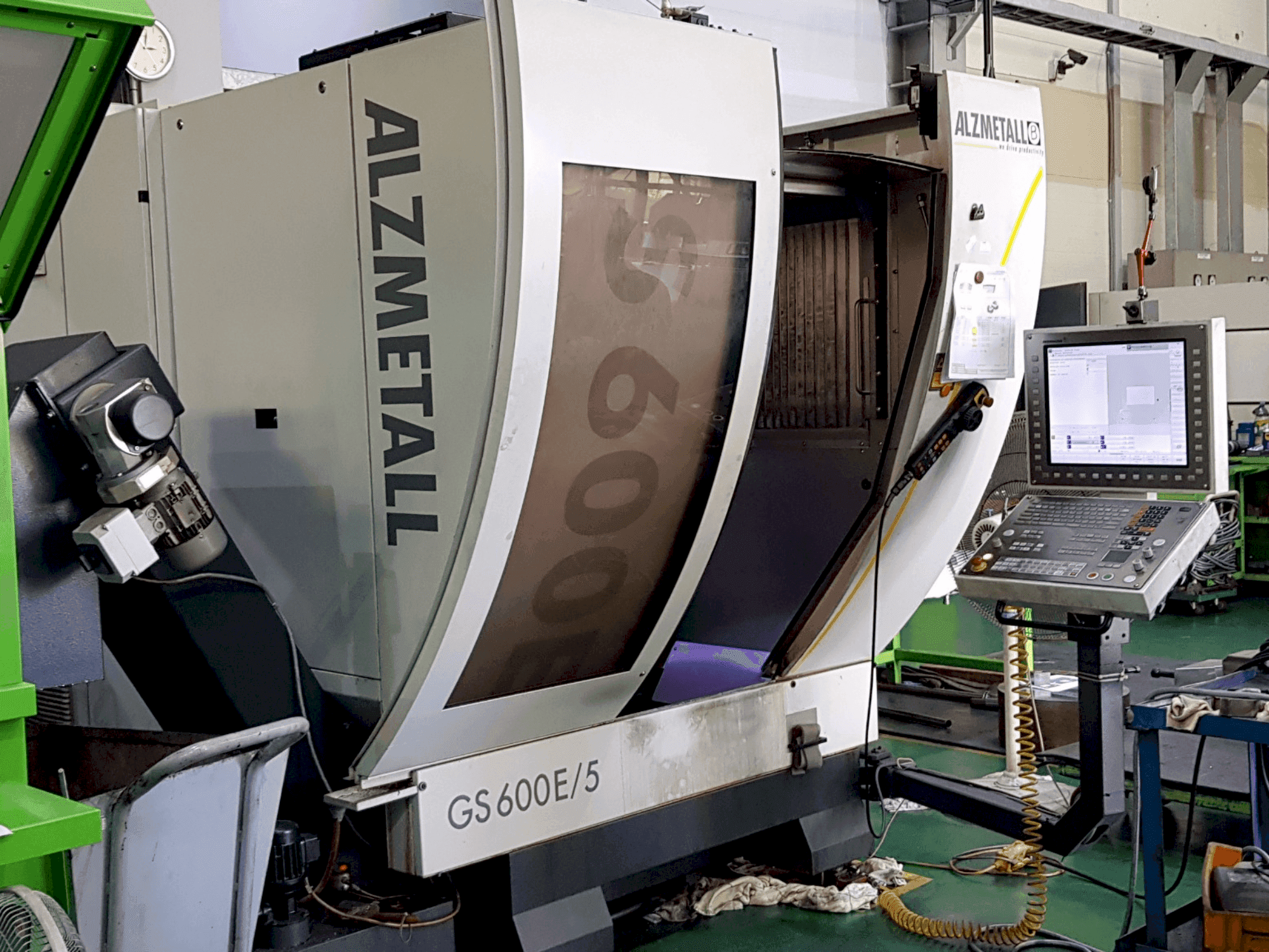Вид станка Alzmetall GS600E/5  спереди