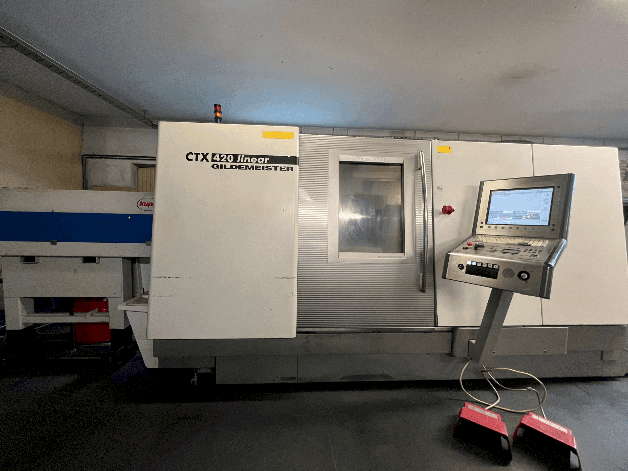 Вид станка Gildemeister CTX 420 linear  спереди