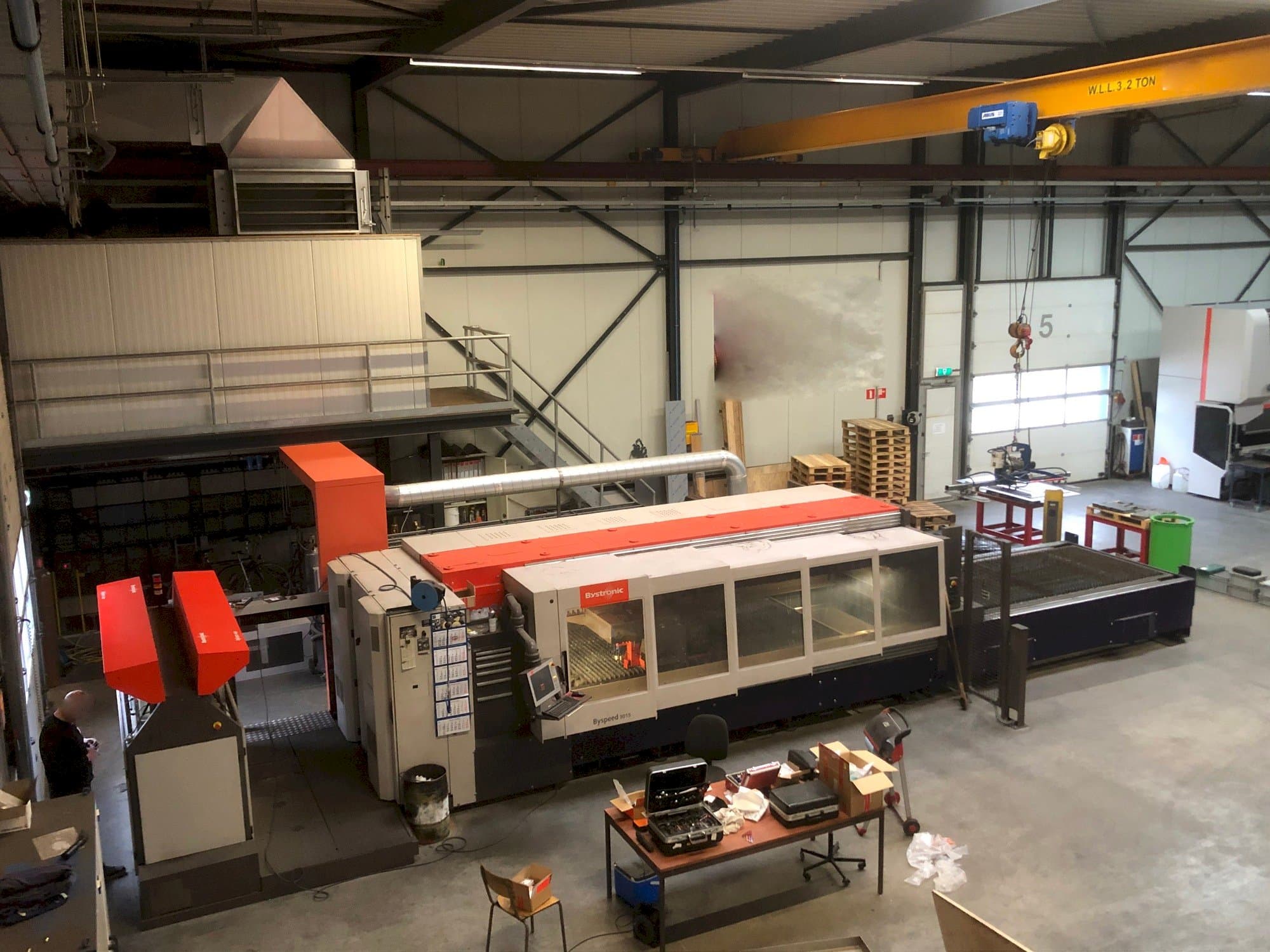 Вид станка Bystronic Byspeed 3015  спереди