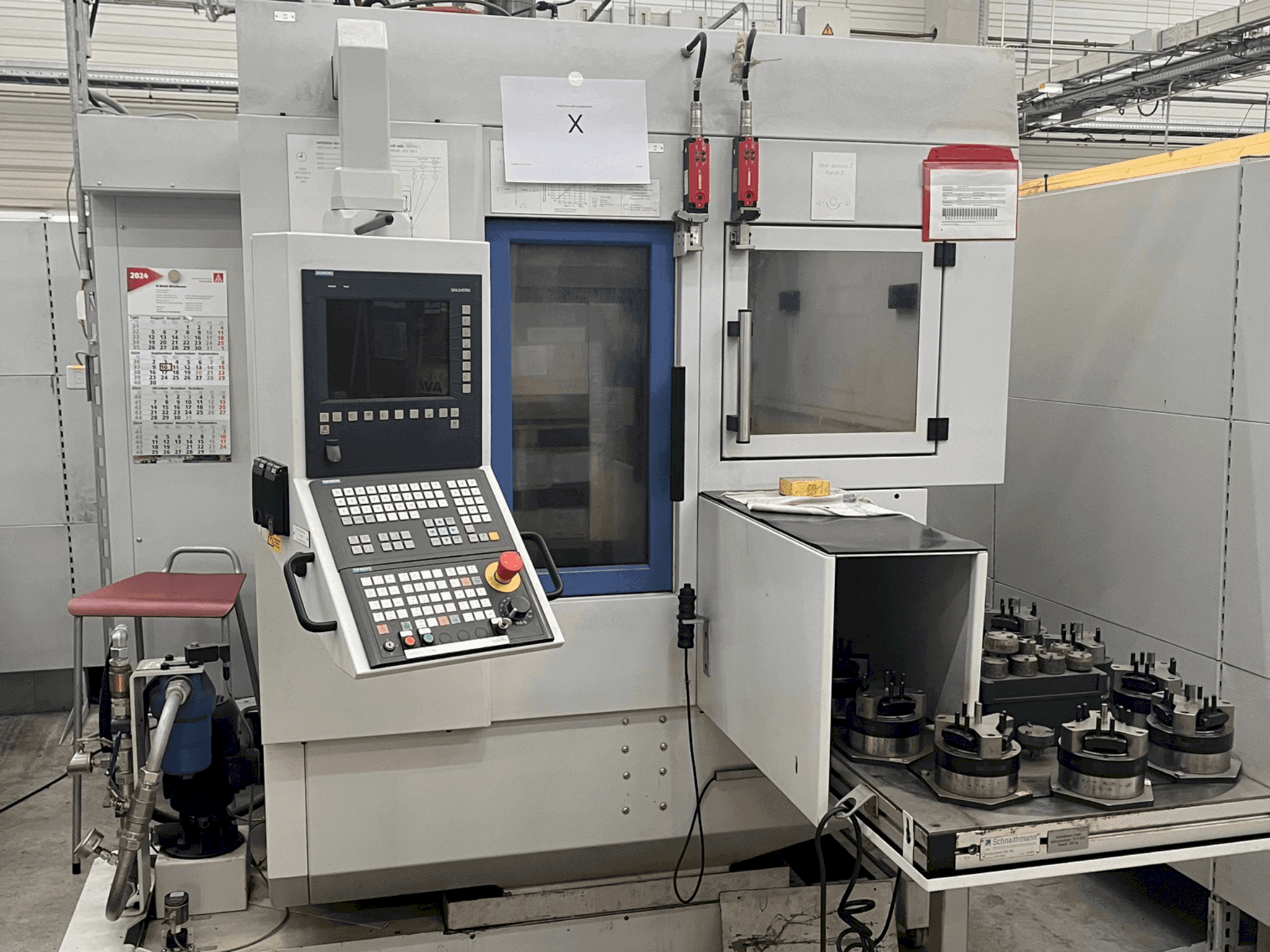 Вид станка Scherer - Feinbau VDZ 100L  спереди