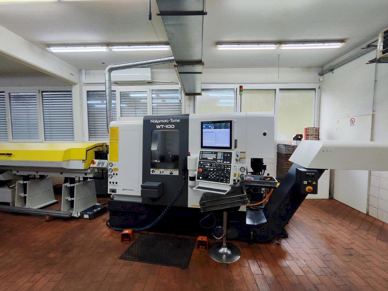 Вид станка NAKAMURA-TOME WT-100 MMY  спереди