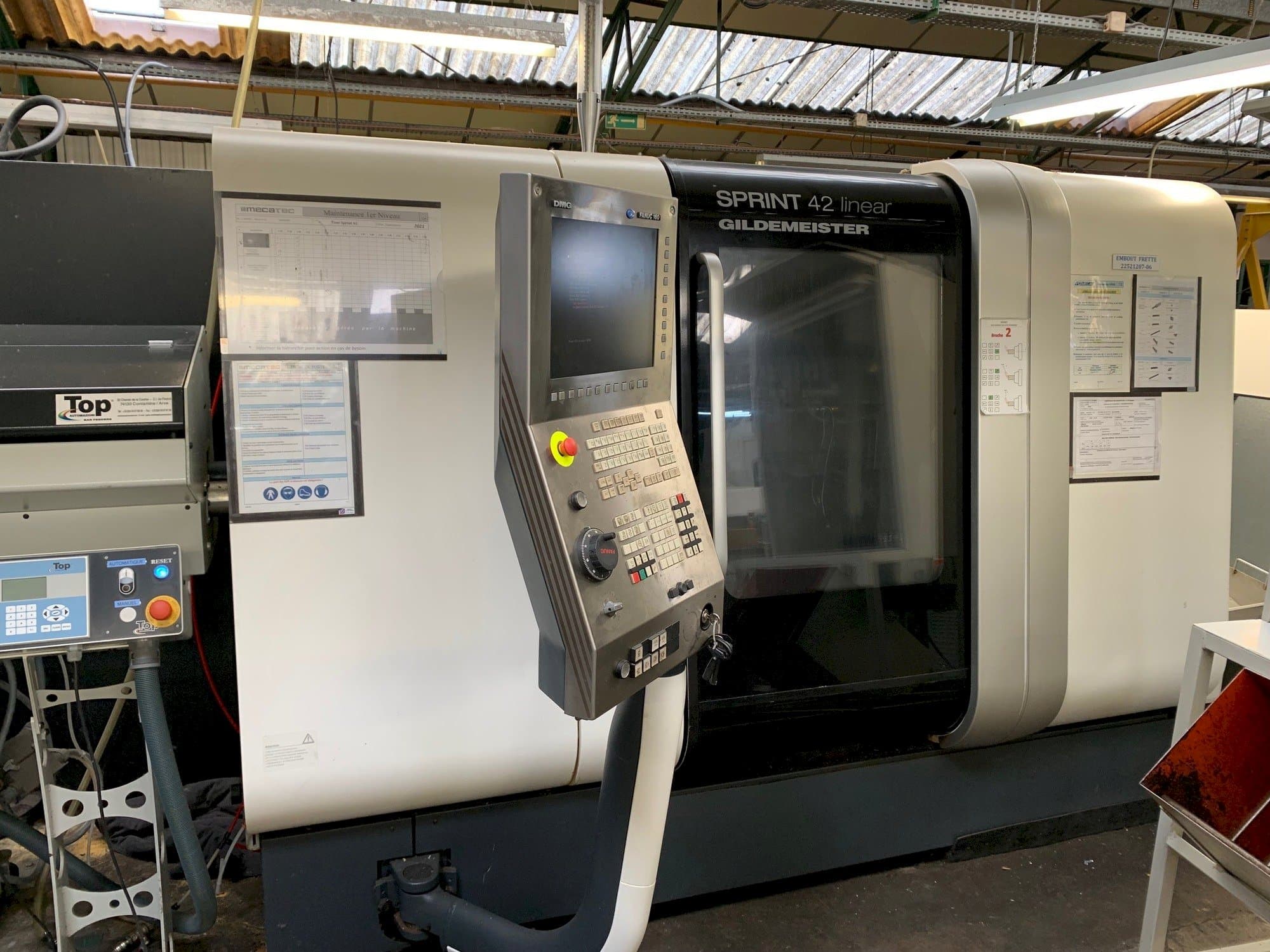 Вид станка DMG SPRINT 42 linear  спереди