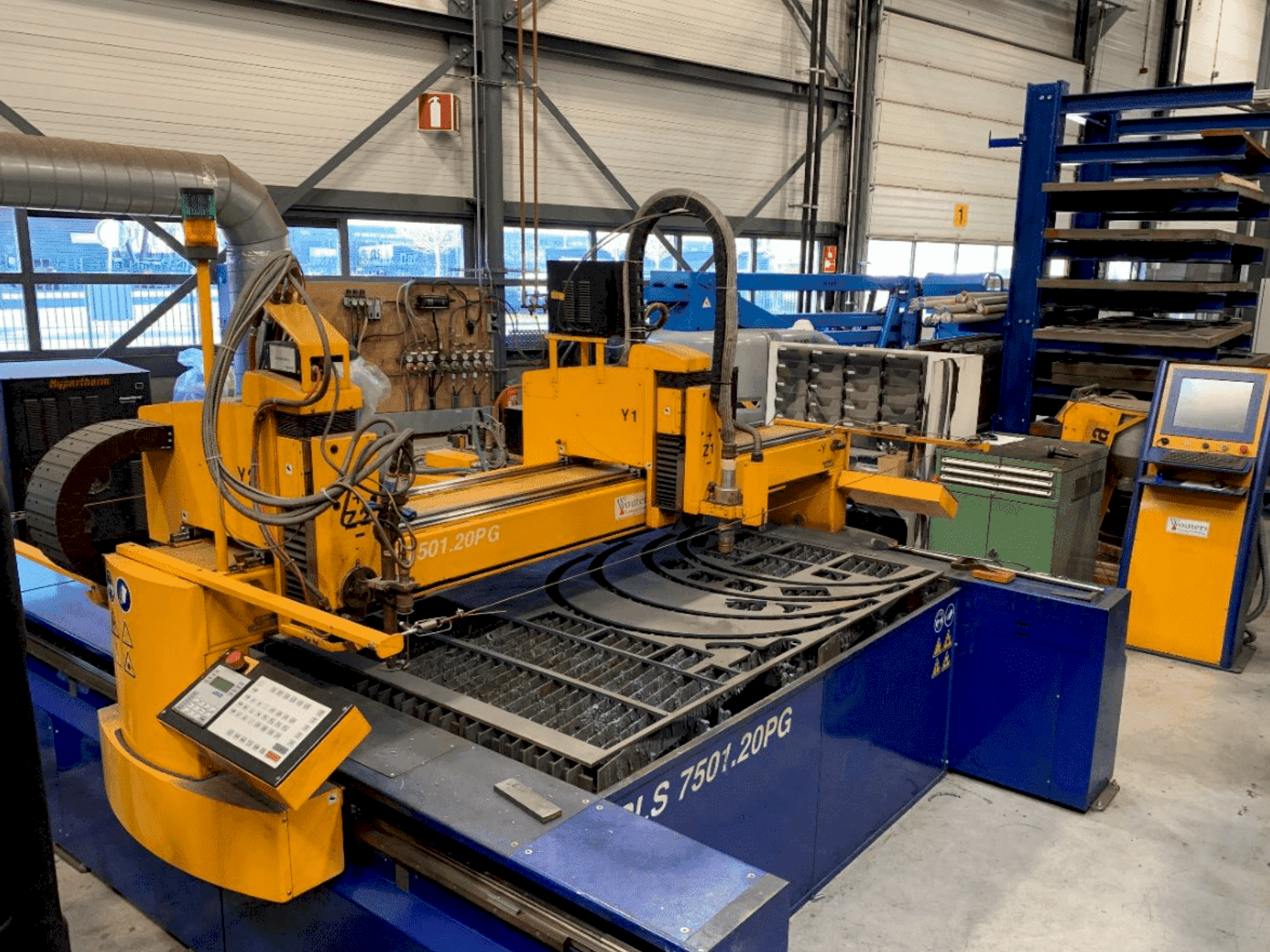 Вид станка MicroStep PLS7501.20PG  спереди