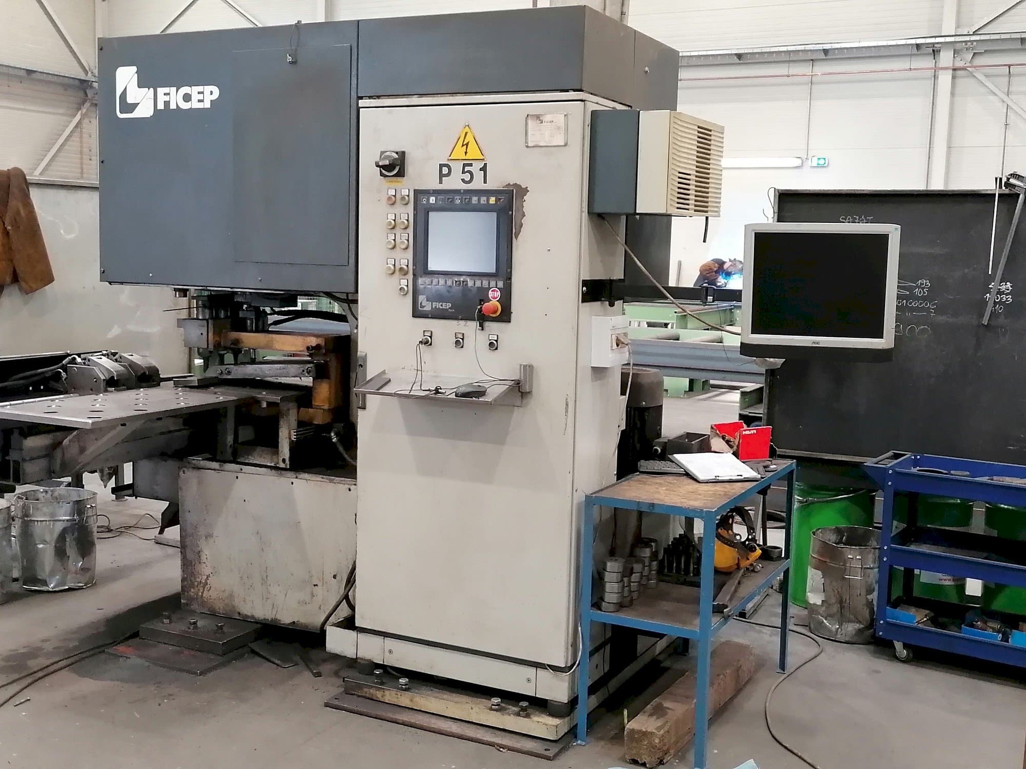 Вид станка FICEP P51  спереди