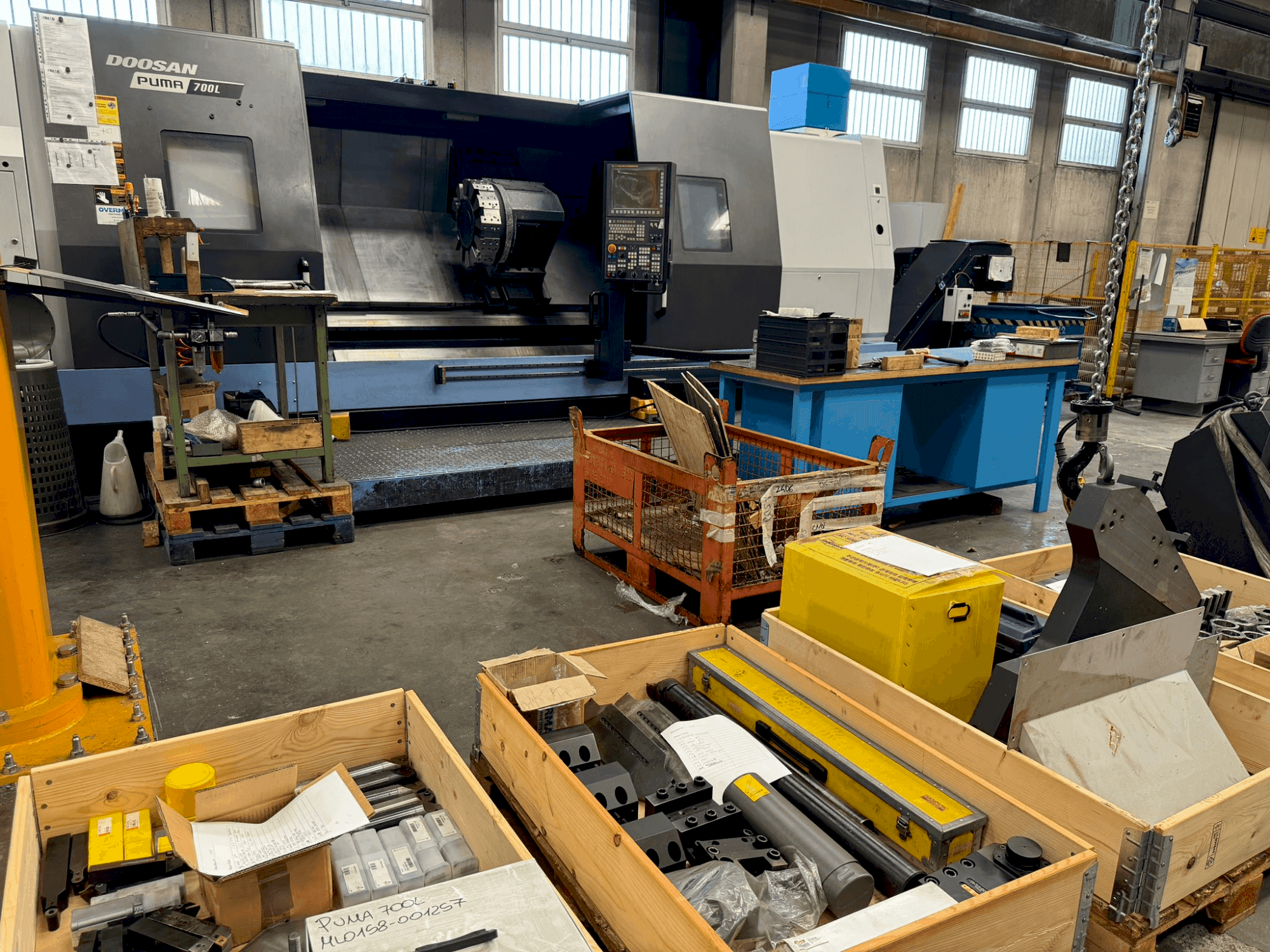 Вид станка DOOSAN PUMA 700L (2020)  спереди