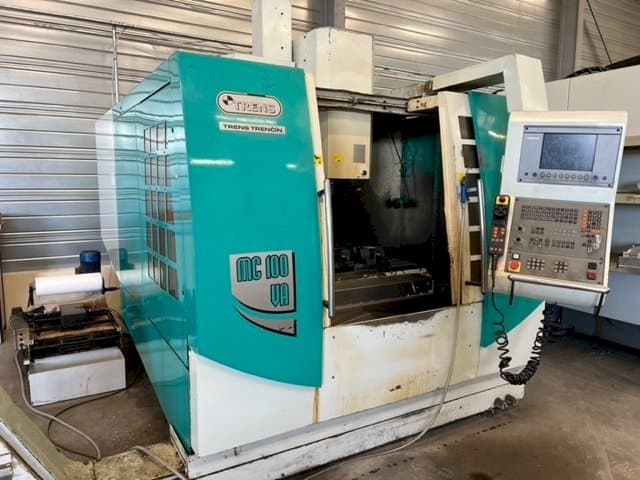 Вид  станка с TRENS MC100VA  правой стороны