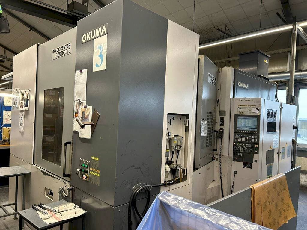 Вид  станка Okuma MA 500HB  слева