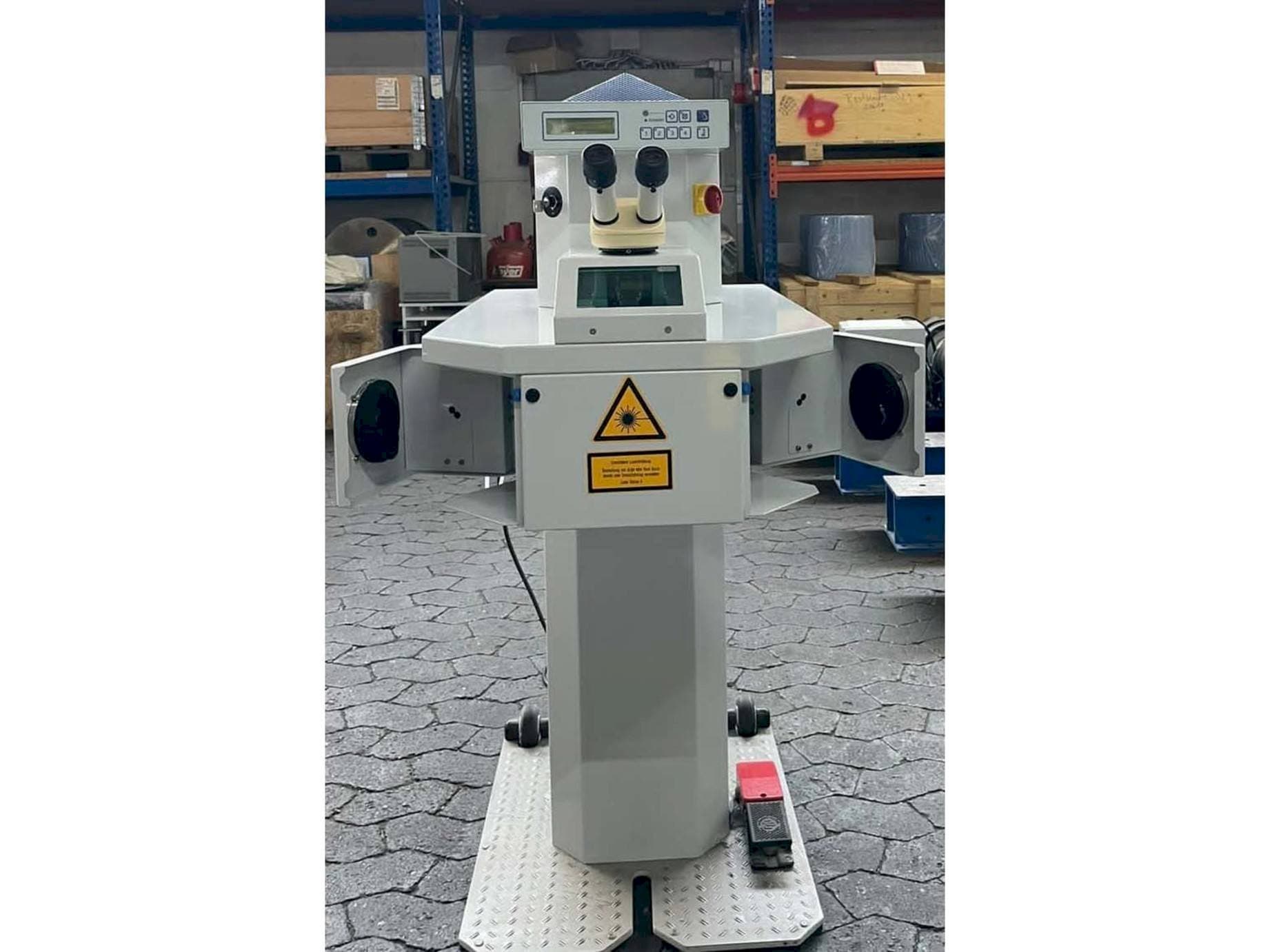 Вид станка ALPHA LASER ALO 30  спереди