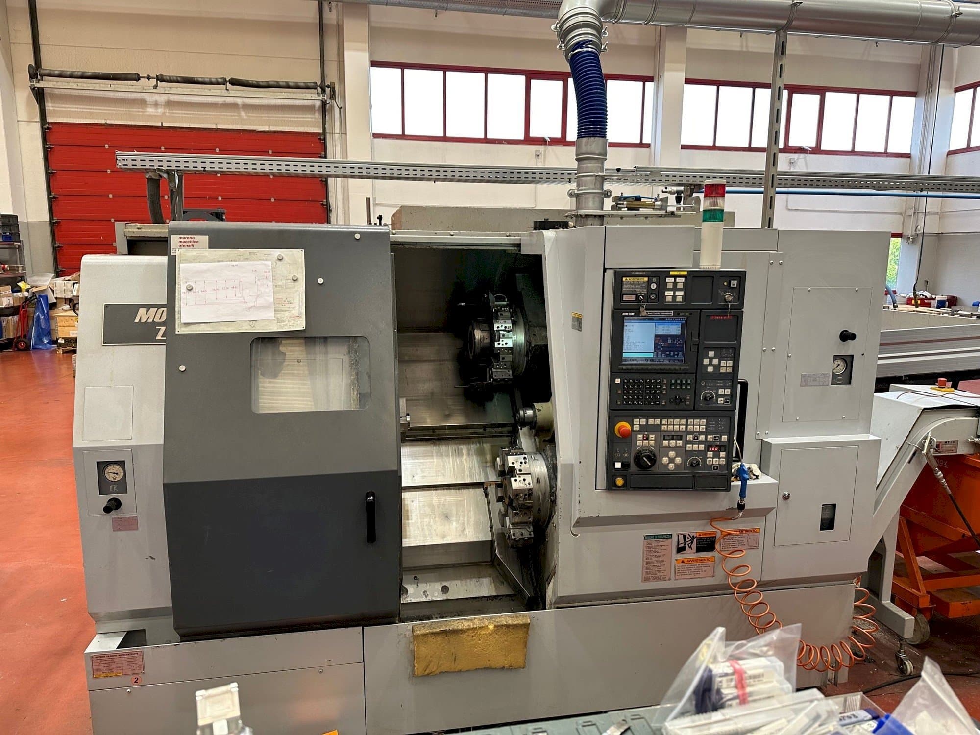 Вид станка MORI SEIKI ZL 203 MC  спереди