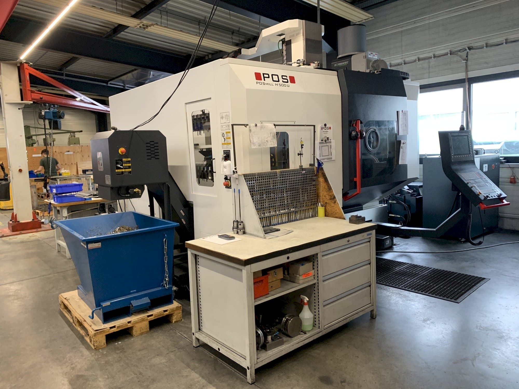 Вид станка POSmill H 500 U  спереди