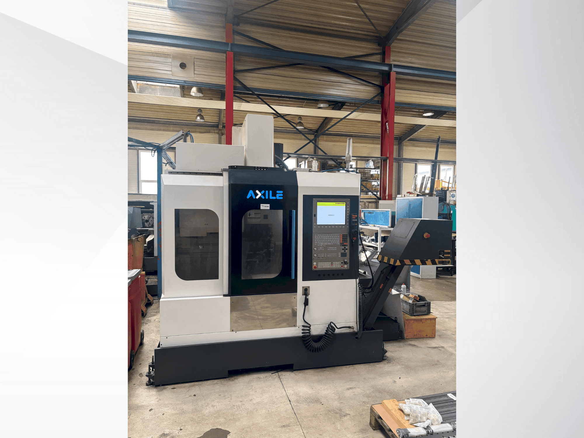 Вид станка AXILE V4  спереди