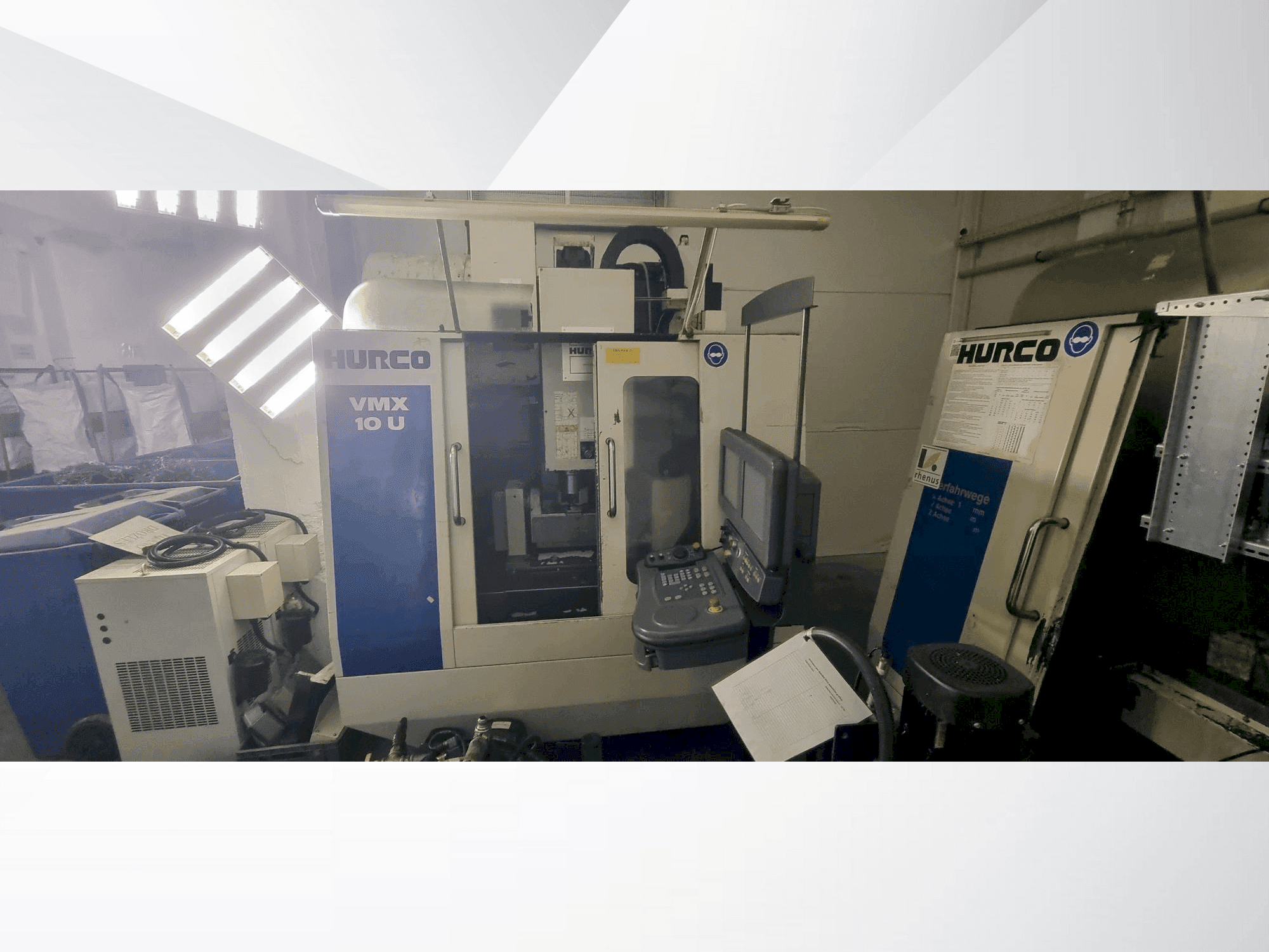 Вид станка Hurco VMX 10U  спереди