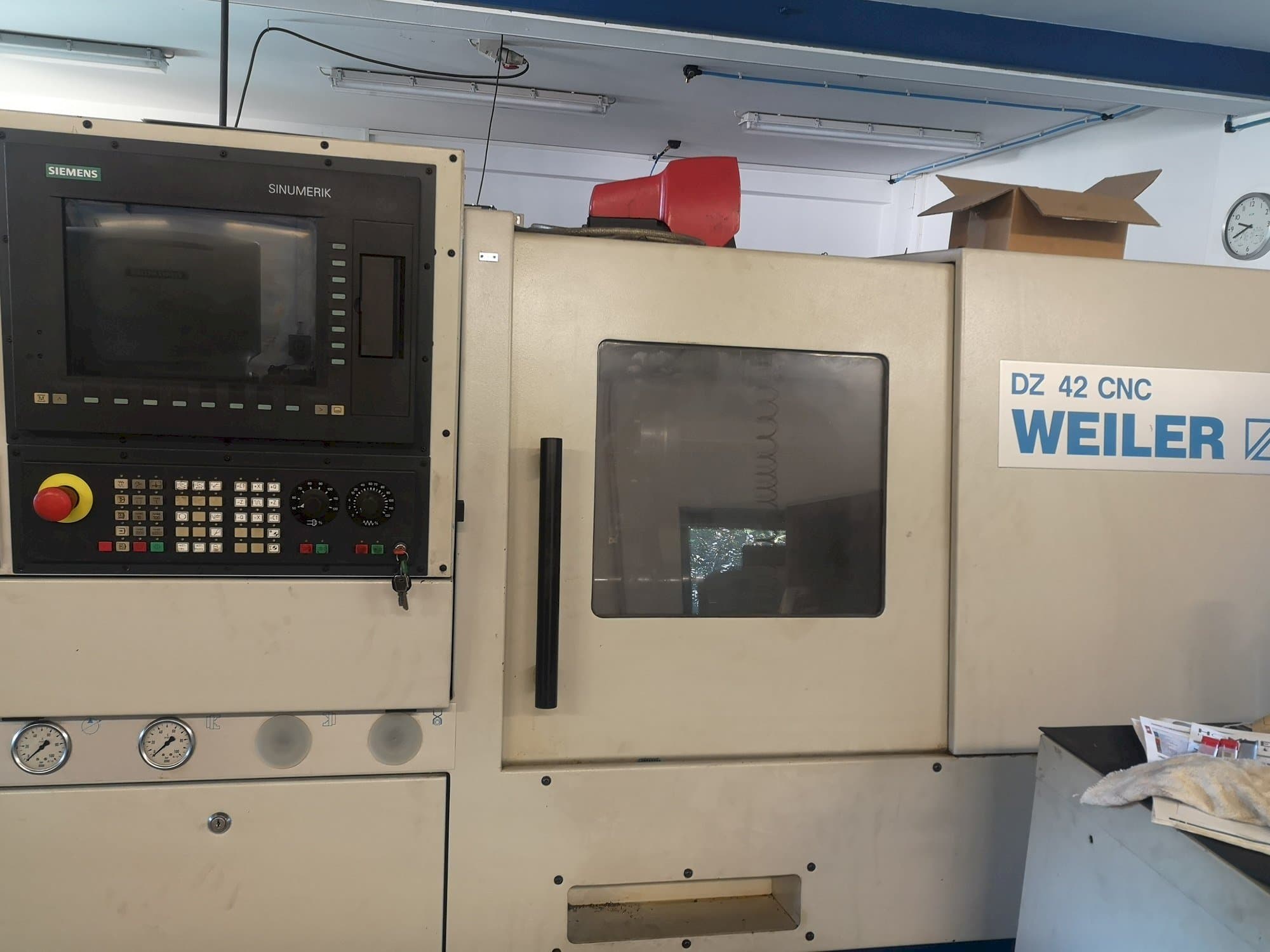 Вид станка Weiler DZ 42  спереди