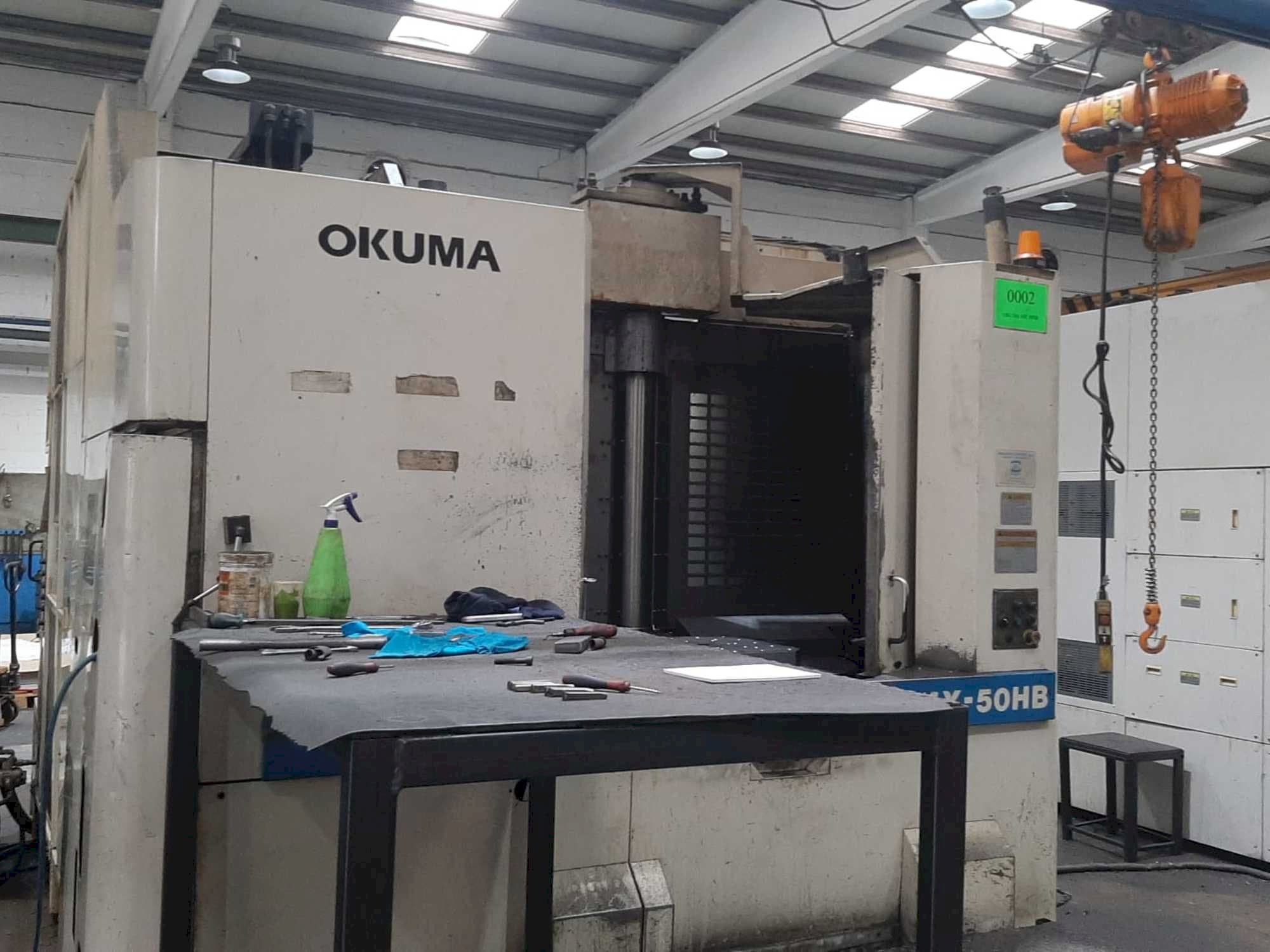 Вид станка Okuma MX-50HB  спереди