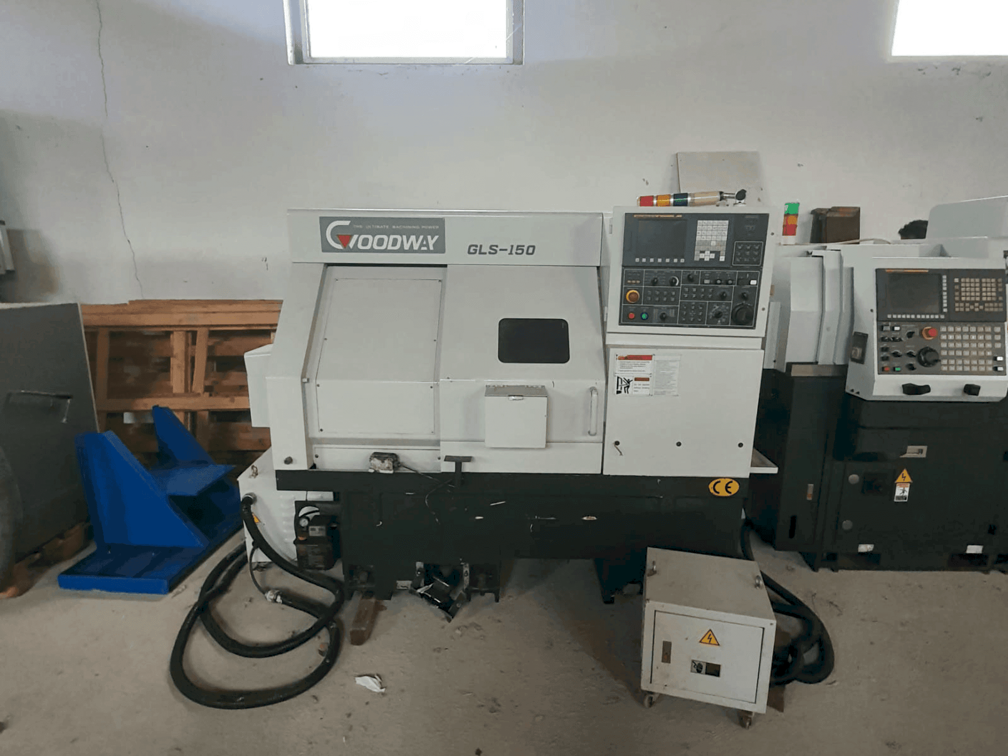 Вид станка Goodway GLS-150 M  спереди