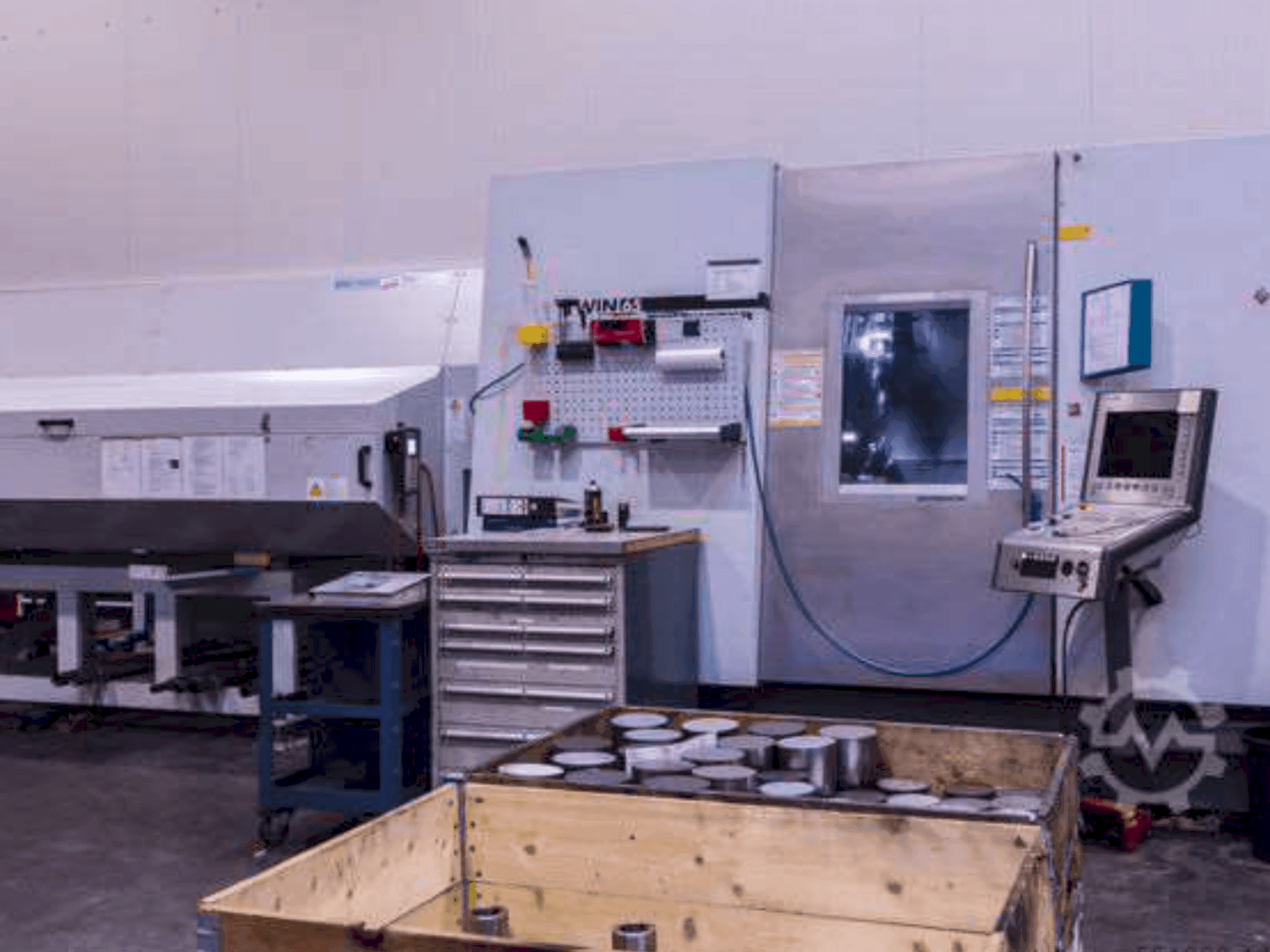 Вид станка DMG Gildemeister Twin 65 (2004)  спереди