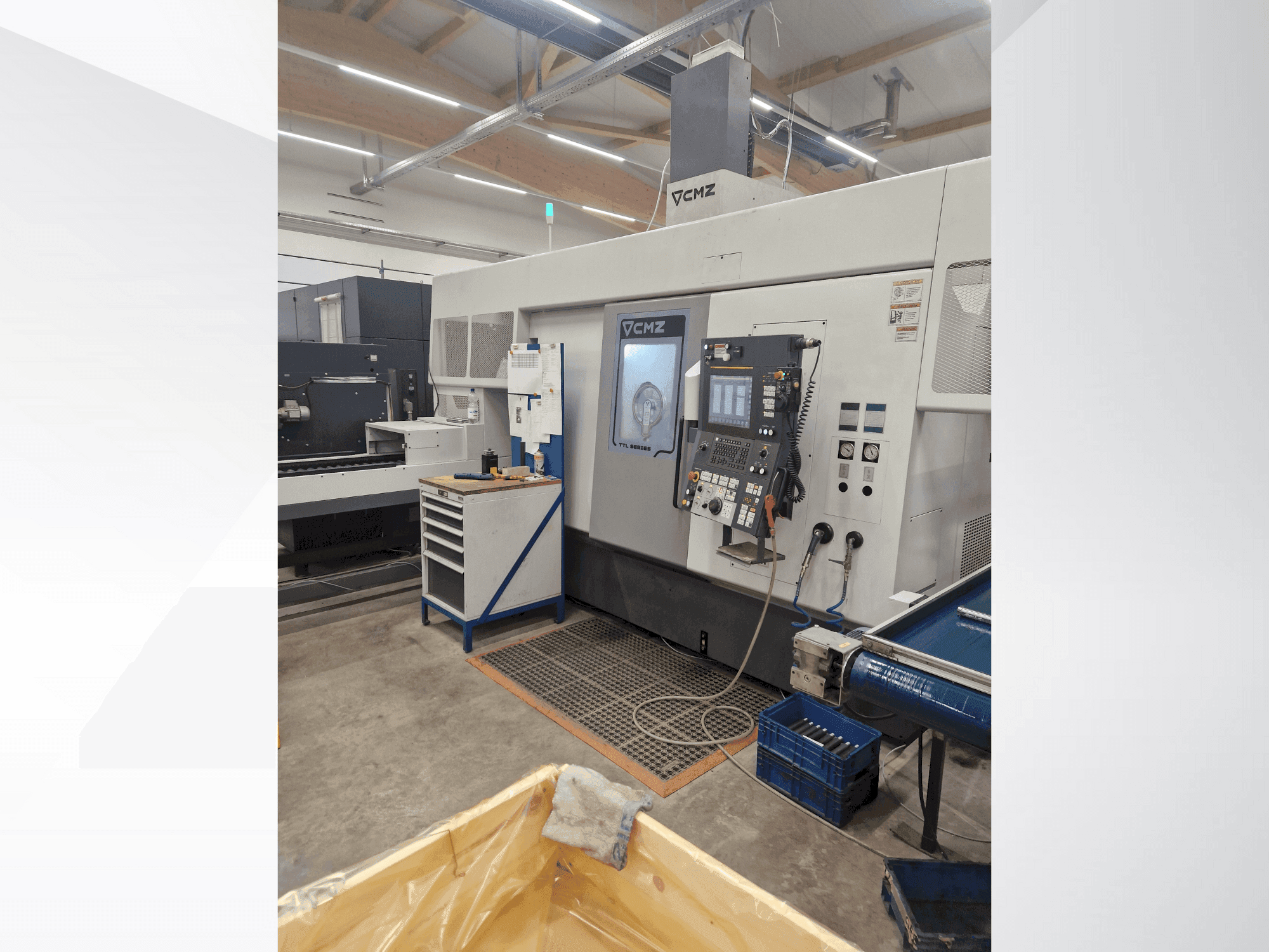 Вид станка CMZ TTL-66-66-TTY-T2Y  спереди