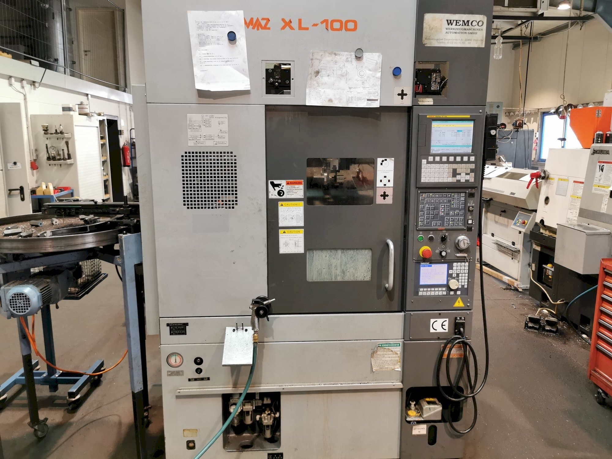 Вид станка Takamaz XL100  спереди