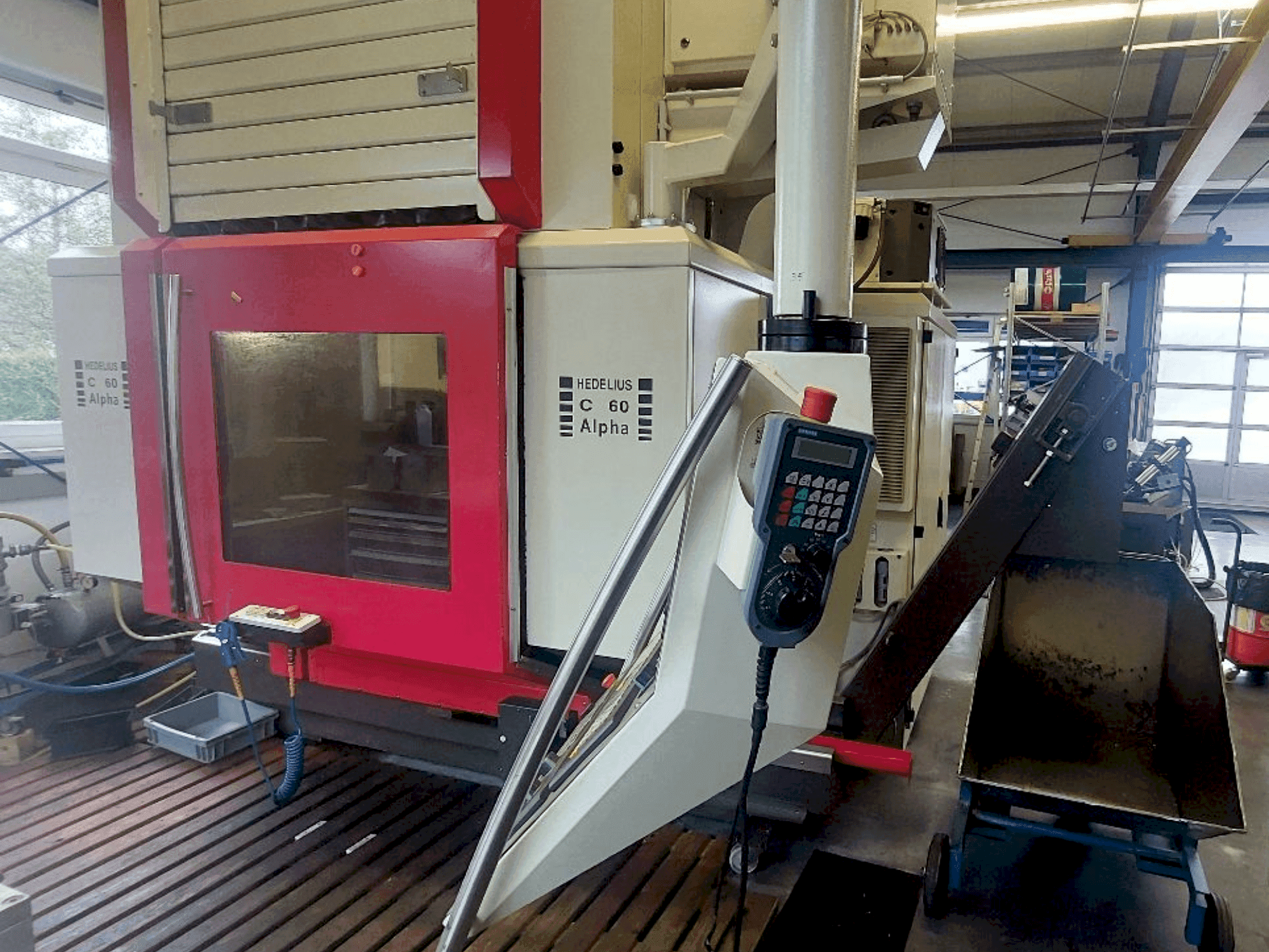 Вид станка HEDELIUS C60 ALPHA 800  спереди