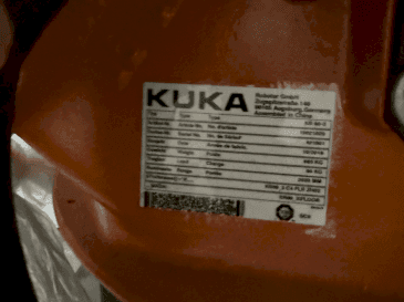 Марка  изготовителя KUKA KR16-2  станка
