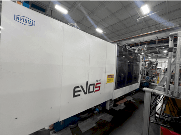 Вид станка Netstal EVOS 5500-2900 Speed  спереди