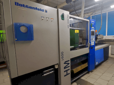 Вид станка Battenfeld HM 1600/750  спереди
