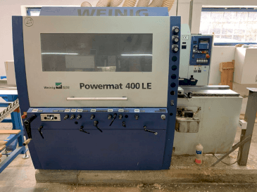 Вид станка WEINIG / DIMTER POWERMAT 400LE  спереди