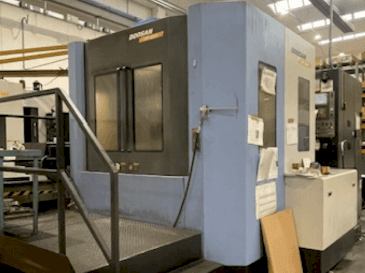 Вид станка DOOSAN HM 6300 (2009)  спереди