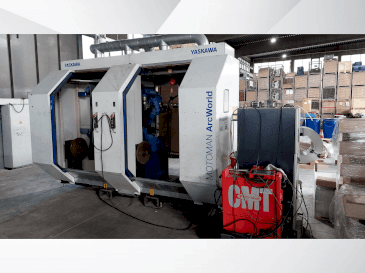 Вид станка Yaskawa Motoman ArcWorld  спереди