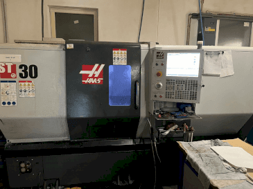 Вид станка HAAS ST-30  спереди