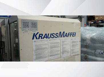 Вид станка Krauss Maffei 340 c2/80  спереди