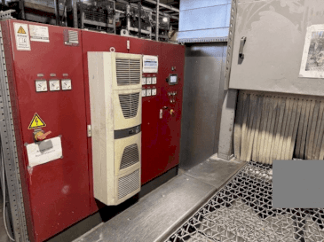 Вид станка AGTOS blasting system  спереди