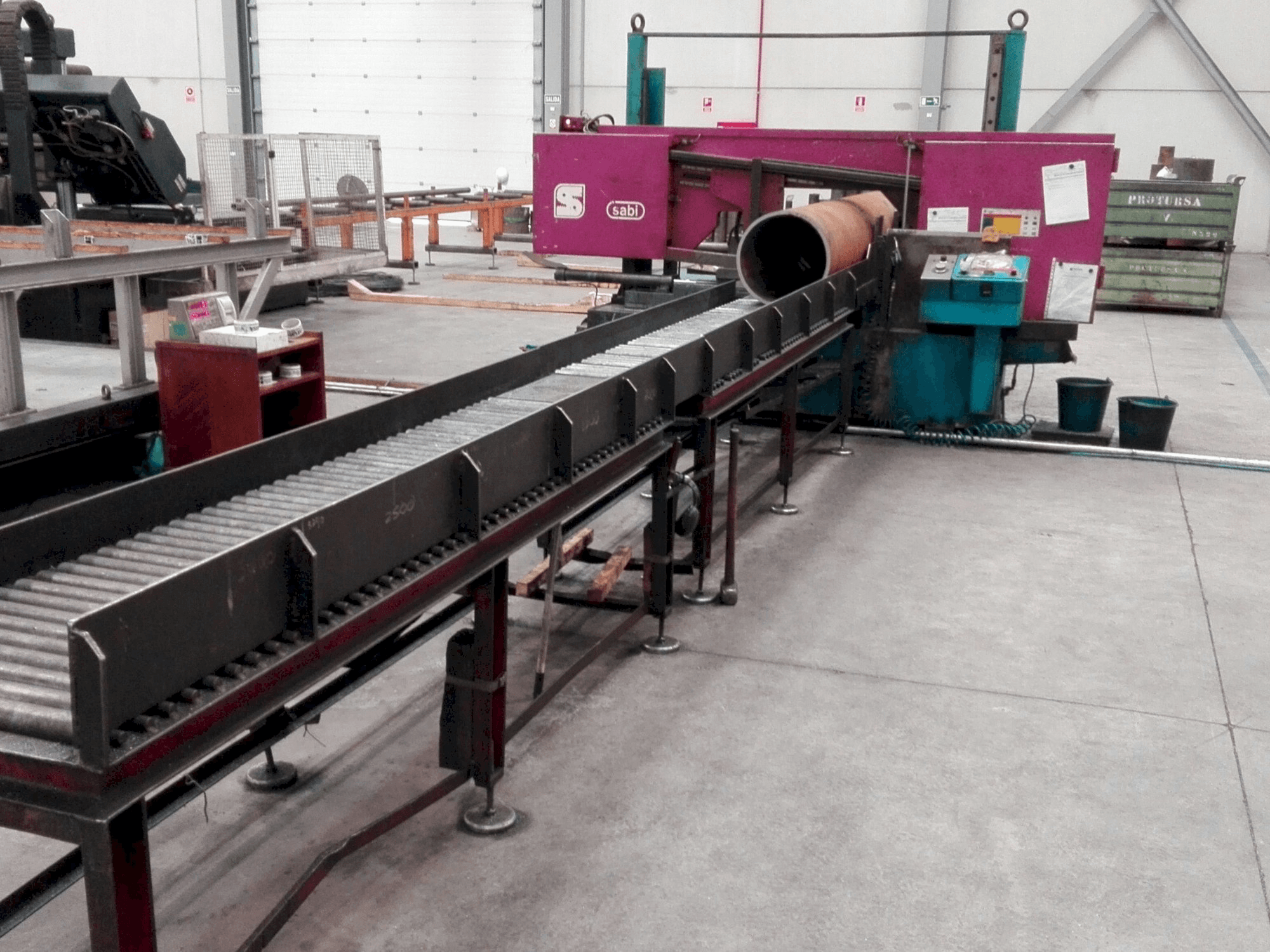 Front view of Sabi PB-450A-NC machine