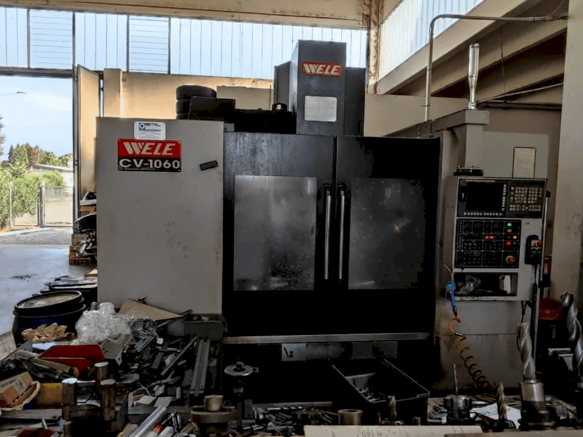 Вид станка Wele CV 1060 спереди