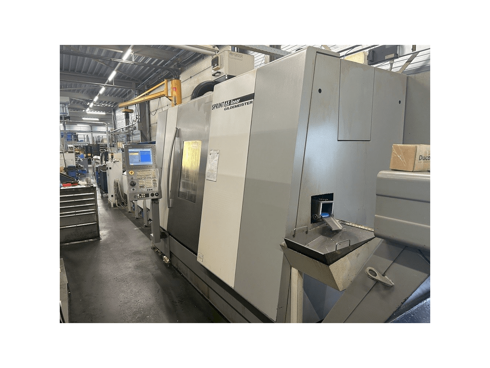 Вид станка Gildemeister sprint 65 linear спереди