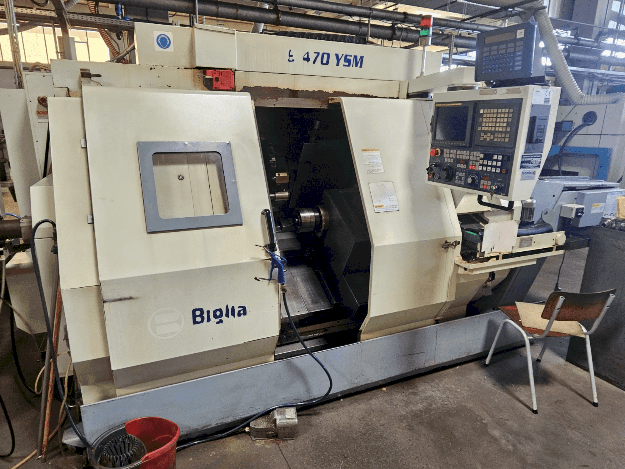 Вид станка Biglia B 470 YSM спереди
