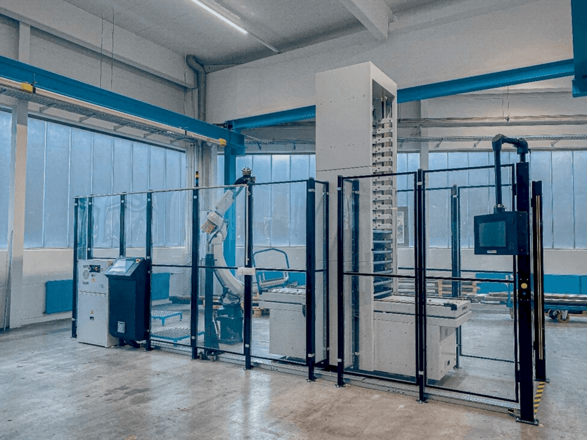 Вид станка FANUC ARC Mate 120iD/35, M-20iD/35 спереди