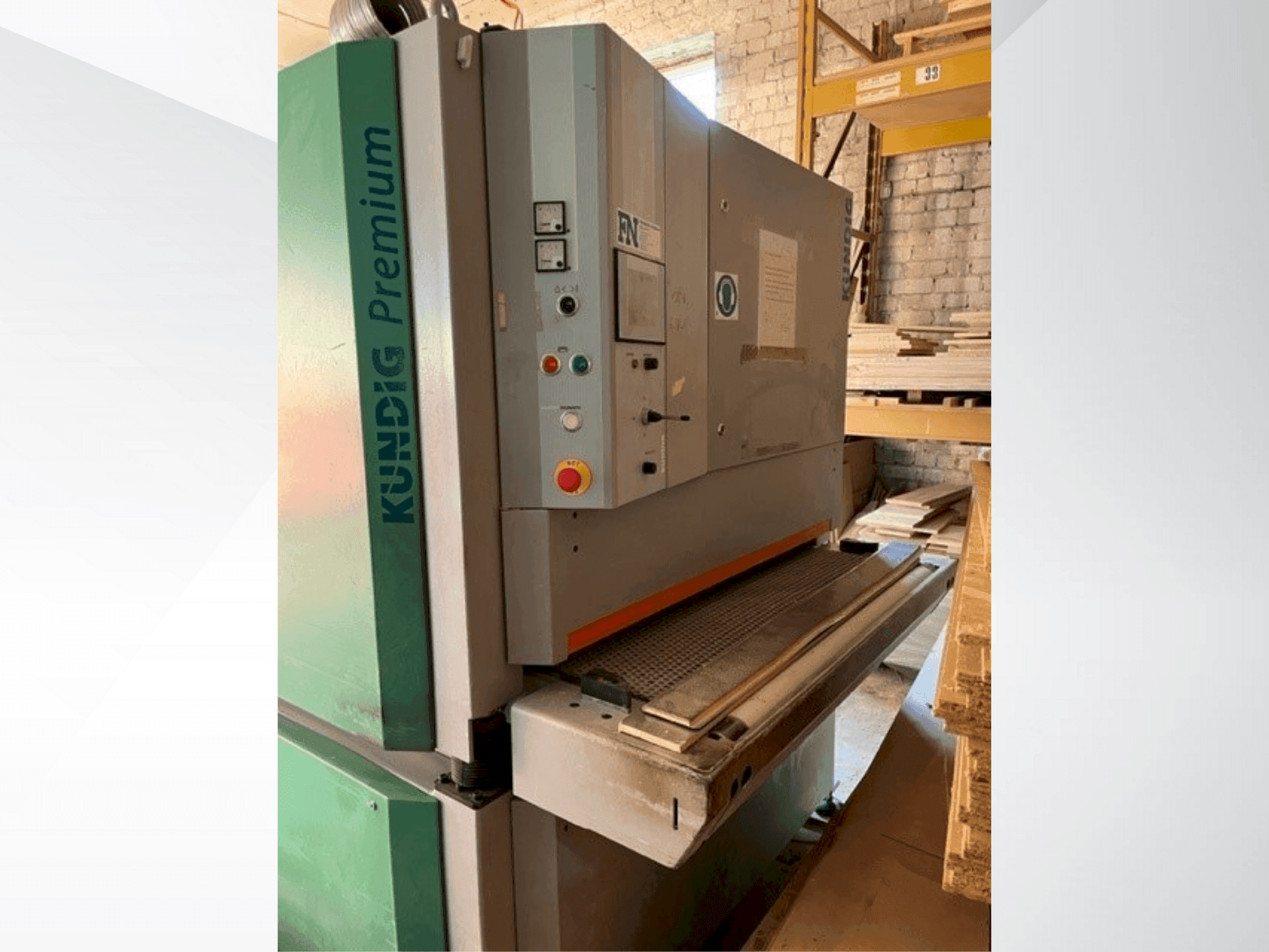 Вид станка Kundig Premium-2 1100-RE спереди