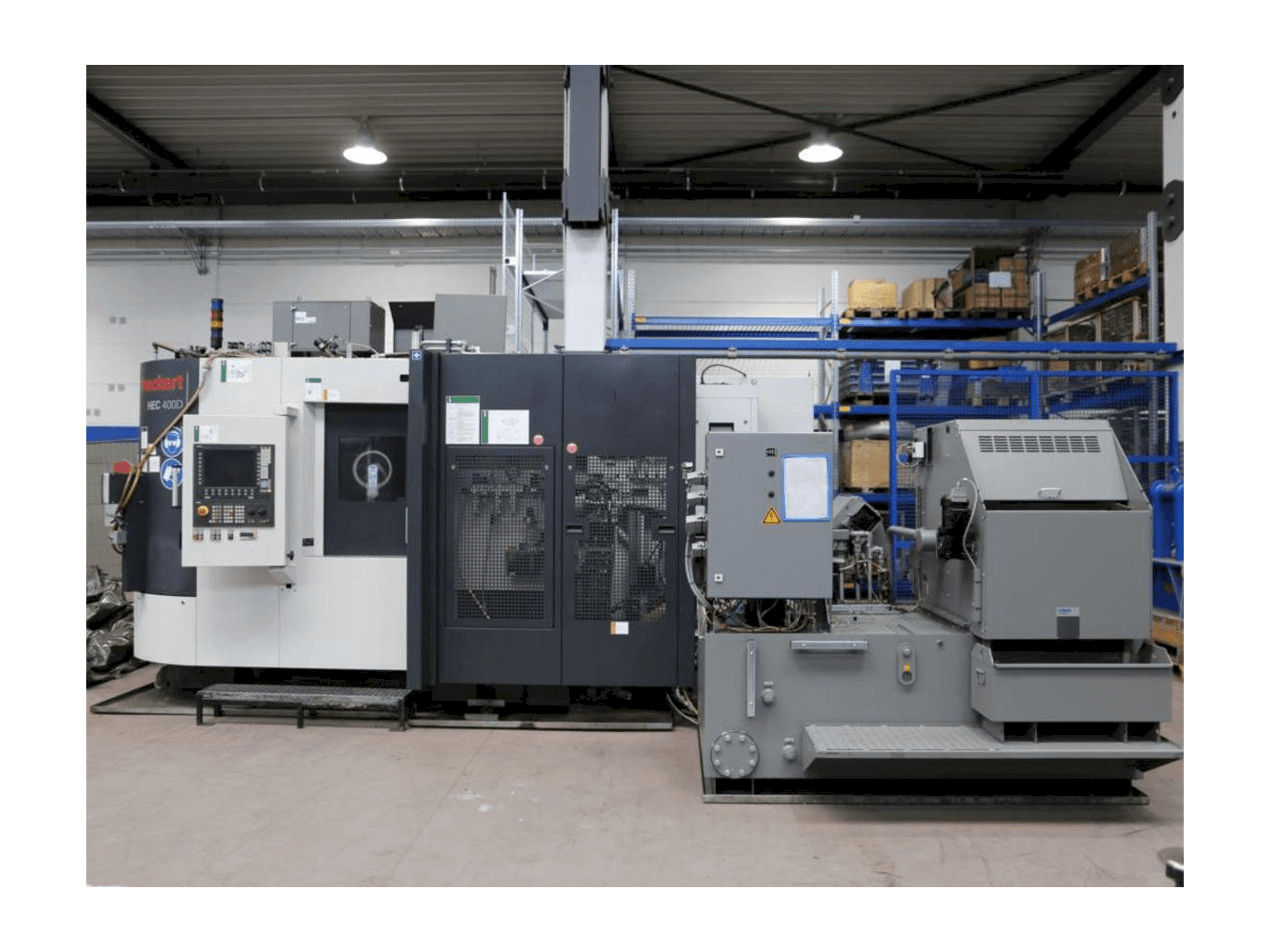 Вид станка Heckert HEC 400D спереди